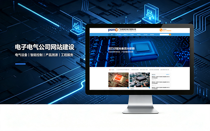 BG大游集团电子电气公司网站建设_电器元器件企业官网设计制作